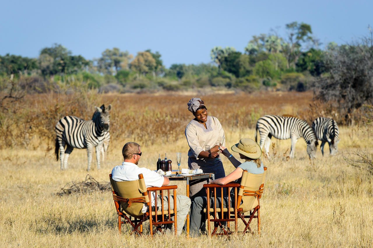 Little Mombo private breakfast - Wilderness Safaris - Okavango Delta