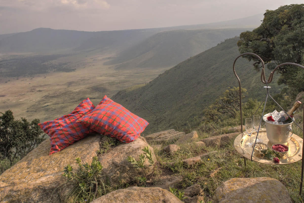 andBeyond ngorongoro crater -sundowner treats - Tanzania_Destination